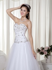 Best A-line White Sophisticated Lady Evening Dress