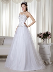 Best A-line White Sophisticated Lady Evening Dress