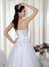 Best A-line White Sophisticated Lady Evening Dress