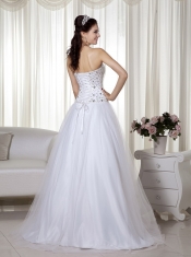 Best A-line White Sophisticated Lady Evening Dress