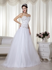 Best A-line White Sophisticated Lady Evening Dress