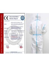 2 PCS Unisex European Union CE & FDA Qualification Non-Porous Clothing Uniforms Anti-Dust Protective Clothing Sterile