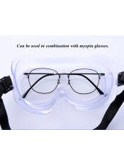 3 PCS Full View Safety Protective Goggles Medical Glasses Anti Fog & Virus Prevent Droplets Spectacles