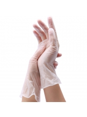 2 Boxes PVC Medical Surgical Exam Gloves Dental Disposable Gloves Kitchen and Food Safe