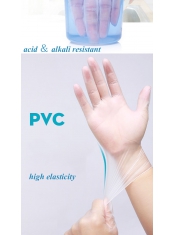 2 Boxes PVC Medical Surgical Exam Gloves Dental Disposable Gloves Kitchen and Food Safe