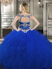 Deatachable Off Shoulder Quinceanera Gown Three Pieces Ball Gown/Bodice/Short Skirt