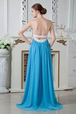 2019 Best Seller Empire Waist Aqua Evening Dress Shop