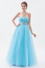 New Arrival Aqua Net Evening Dress In United States