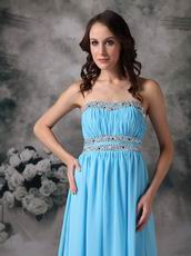 Sweetheart Aqua Blue Prom Dress Chiffon By Top Designer