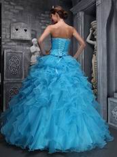 Sweet heart Styles Aqua Quinceanera Dress Like A Princess