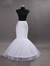 Marmaid Floor Lengt Crinoline Underskirt Make Dress Puffy