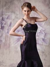 Mermaid Skirt Dark Purple Evening Dress For Woman Wear