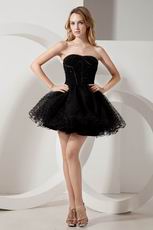 Strapless Beaded Mini Length Sweet 16 Dresses For Cheap