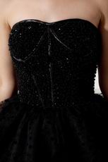 Strapless Beaded Mini Length Sweet 16 Dresses For Cheap