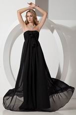 Discount Strapless Girls Prefer Black Evening Gown Dress