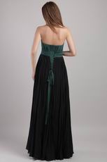 Strapless Floor-length 2012 Prom Dress With Handmade Flowers