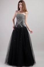 Floor Length Designer Black Women Evening Dress