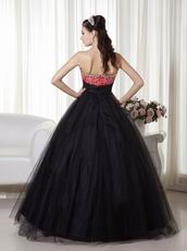 Black Tulle Floor Length Dress For Evening Celebrity