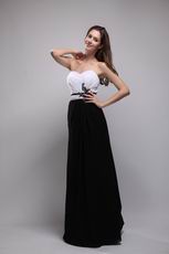 Top Designers For Black and White Evening Prom Dress