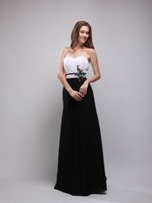 Top Designers For Black and White Evening Prom Dress