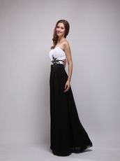 Top Designers For Black and White Evening Prom Dress