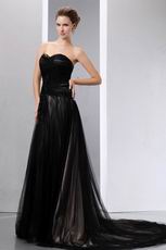 Tide Buy Black Net Celebrity Evening Party Dress