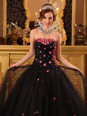 Strapless Black Popular Prom Ball Gown For Sale On Internet