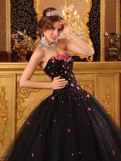 Strapless Black Popular Prom Ball Gown For Sale On Internet