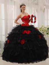 Detachable Halter Straps Quinceanera Dress With Handmade Flower