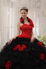 Detachable Halter Straps Quinceanera Dress With Handmade Flower