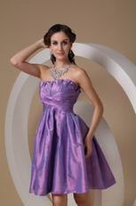 Sexy Medium Purple Bridesmaid Girls Dress Cheap