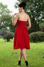 Custom Vintage Wine Red Bridesmaid Wedding Wear