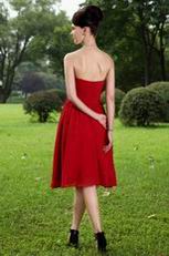 Custom Vintage Wine Red Bridesmaid Wedding Wear