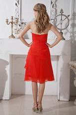 Sexy Red Layers Skirt Dress To Wear For Bridesmaid