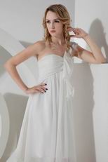 Vintage One Shoulder Bridesmaid Wedding Dresses Under 100