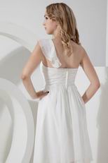 Vintage One Shoulder Bridesmaid Wedding Dresses Under 100