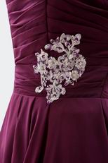 Inexpensive Plum Girl Bridesmaid Dress Under 100 Pounds