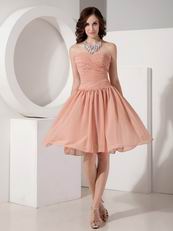 Simple Top Designer Bridal Bridesmaid Dress In Light Blush Orange Amazon Style