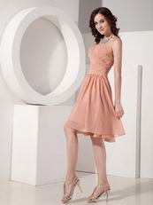 Simple Top Designer Bridal Bridesmaid Dress In Light Blush Orange Amazon Style