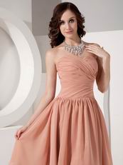 Simple Top Designer Bridal Bridesmaid Dress In Light Blush Orange Amazon Style