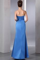 Blue Stain Formal Sweetheart Trumpet Prom Dress Petite