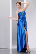 Spaghetti Straps Split Design Discount Evening Dress