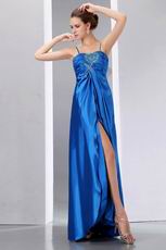 Spaghetti Straps Split Design Discount Evening Dress