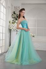 Sweetheart Beaded Floor Length Colorful Prom Dress On Sale