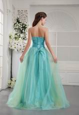 Sweetheart Beaded Floor Length Colorful Prom Dress On Sale