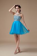 Cheap Azure Blue Girls Sweet Sixteen Dress And Gowns