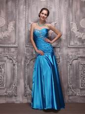 Dark Blue Sweetheart Floor-length Evening Dresses UK