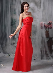 Corset Back Junior Long Red Bridesmaid Dress For Sale lovely