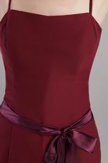 Short Burgundy Chiffon Mother of the Bride Dress With Jacket