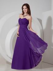 Column Blue Violet Chiffon New Styles Prom Dress Cheap